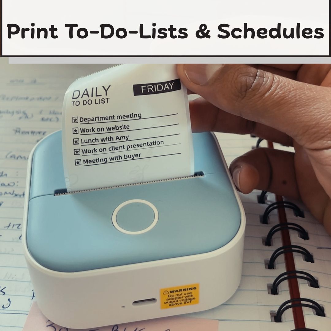 PocketPrint Mini — Instant Portable Photo & Label Printer