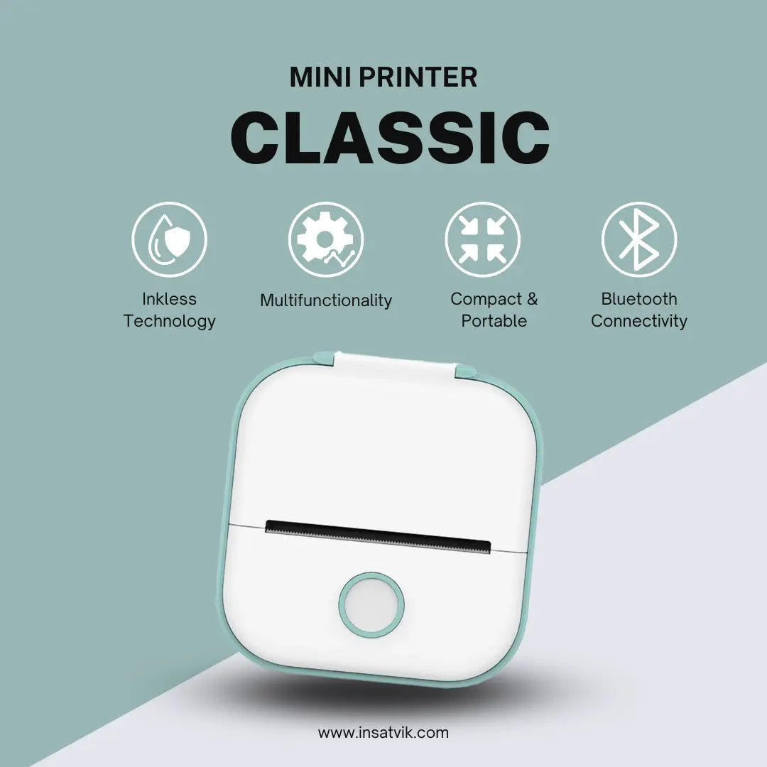 PocketPrint Mini — Instant Portable Photo & Label Printer